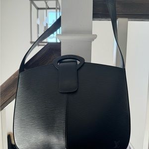 Black LV Epi Shoulder Bag